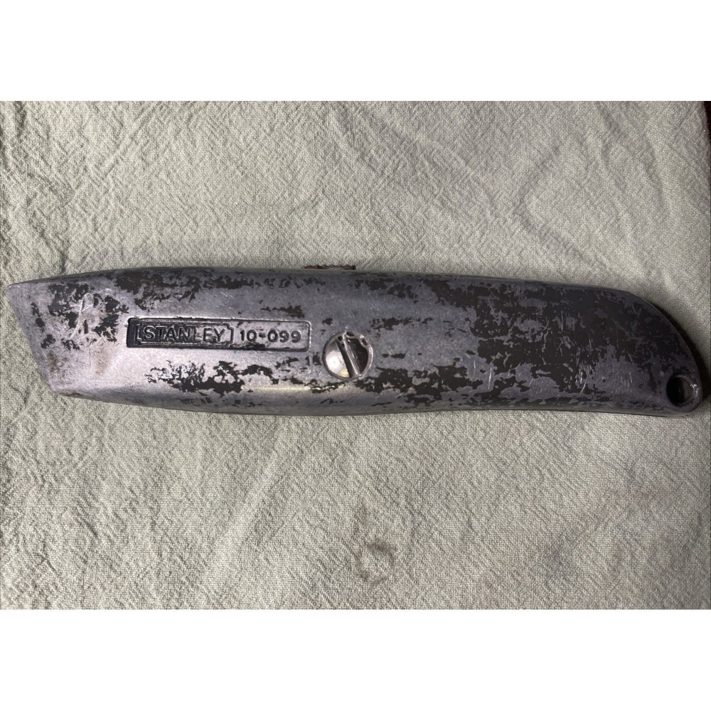 Vintage Stanley 10-099 Retractable Utility Knife Box Cutter 6" Working Tool